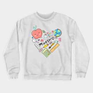 Maestro de corazón Crewneck Sweatshirt